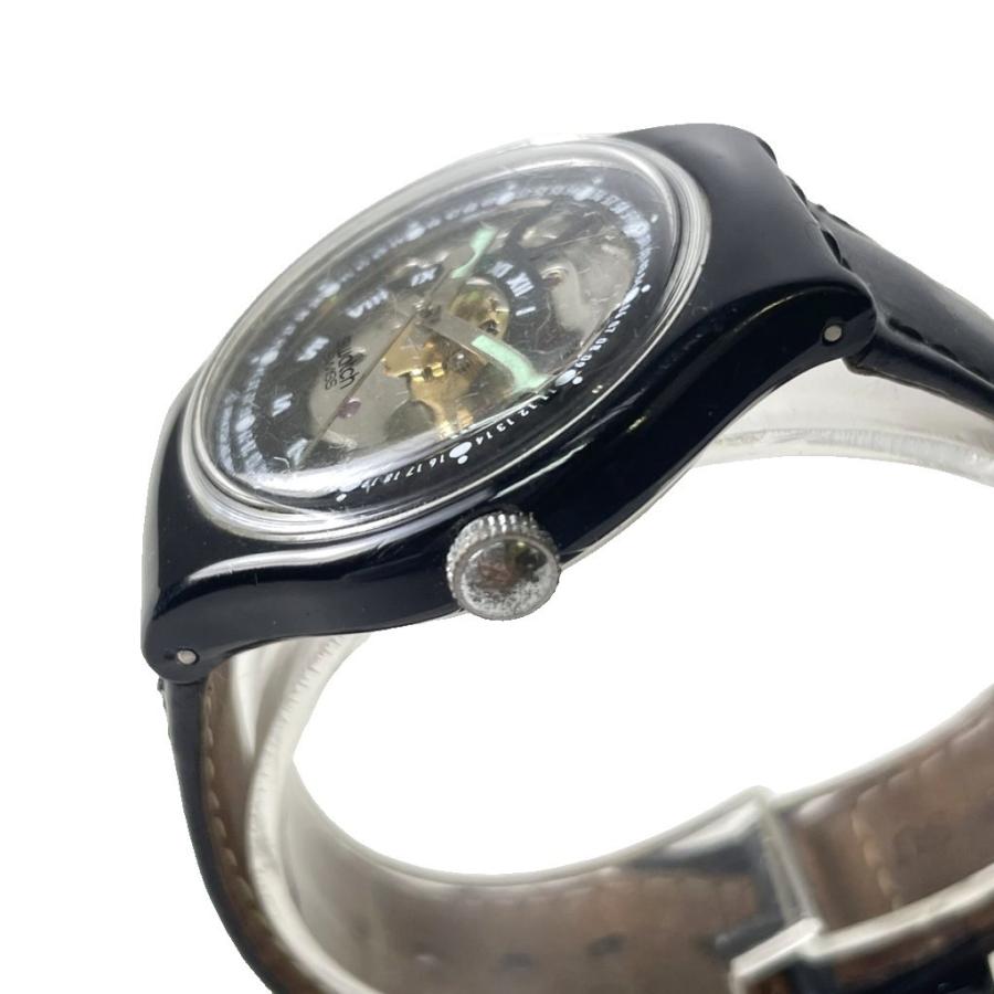 スウォッチ SWATCH 自動巻 腕時計 ウォッチ スケルトン アナログ 3針