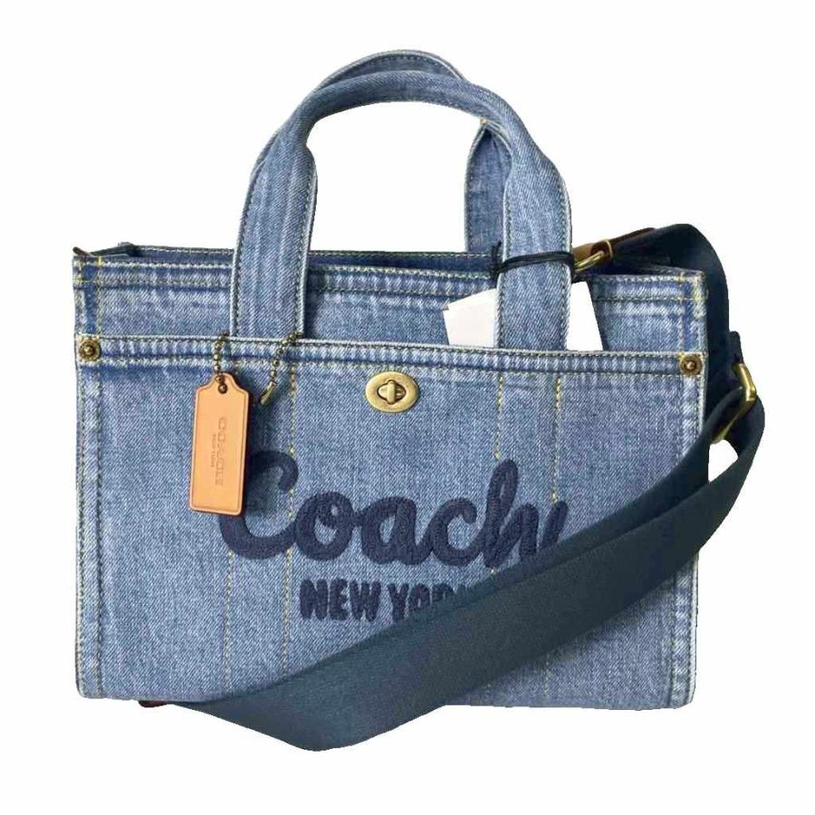 COACH コーチ カーゴトート26 デニム CR659 COACH（コーチ） 未使用品 カーゴ トート 26 CR659 デニム生地 2way