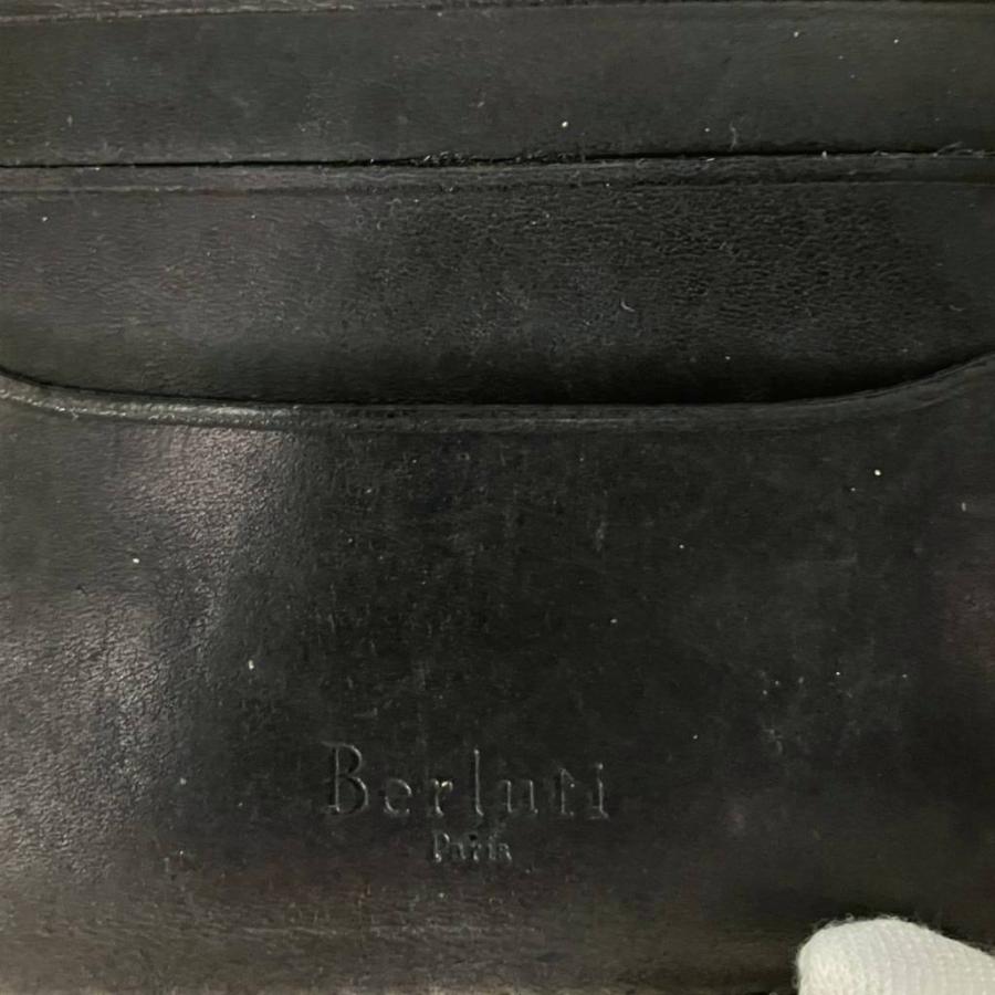 ベルルッティ Berluti カリグラフィ マネークリップ 札入れ カード