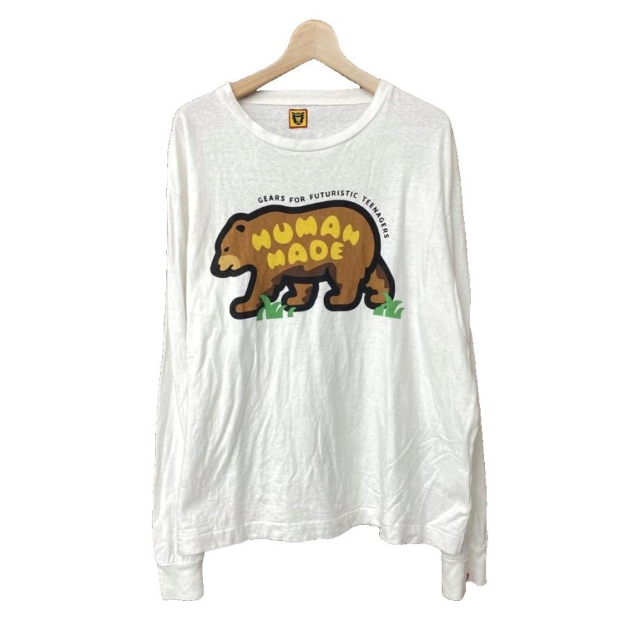 ヒューマンメイド HUMAN MADE ベアプリントTシャツ カットソー クルー