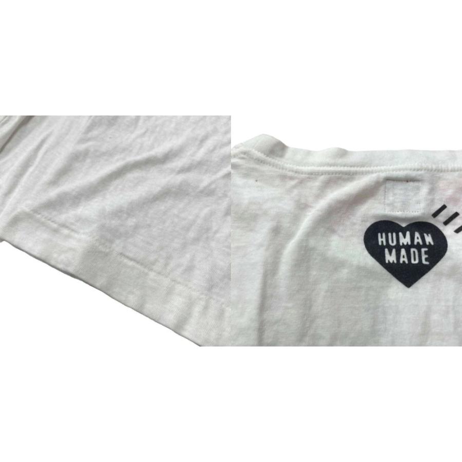 HUMAN MADE ベア プリント 半袖tシャツ ホワイト Sサイズ ヒューマンメイド HUMAN MADE ベアプリントTシャツ カットソー クルー