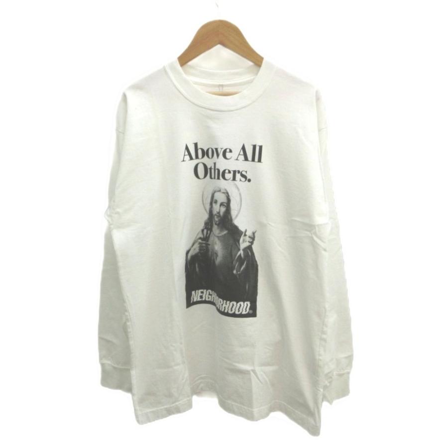 未使用品 ネイバーフッド NEIGHBORHOOD Tシャツ S 白 ホワイト ロゴ
