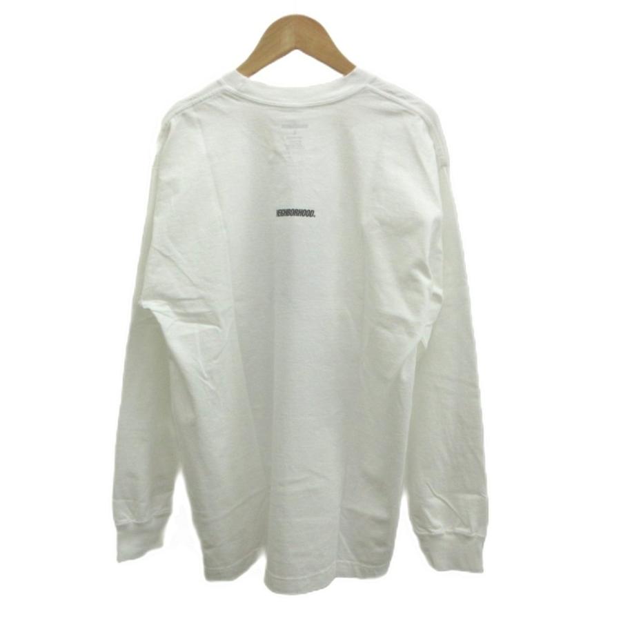 未使用品 ネイバーフッド NEIGHBORHOOD Tシャツ S 白 ホワイト ロゴ