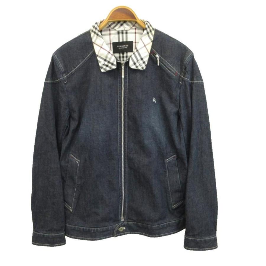 【つかちん】バーバリーブラックレーベル　デニム　ライダースジャケット　ノバ BURBERRY BLACK LABEL（バーバリーブラックレーベル） デニム