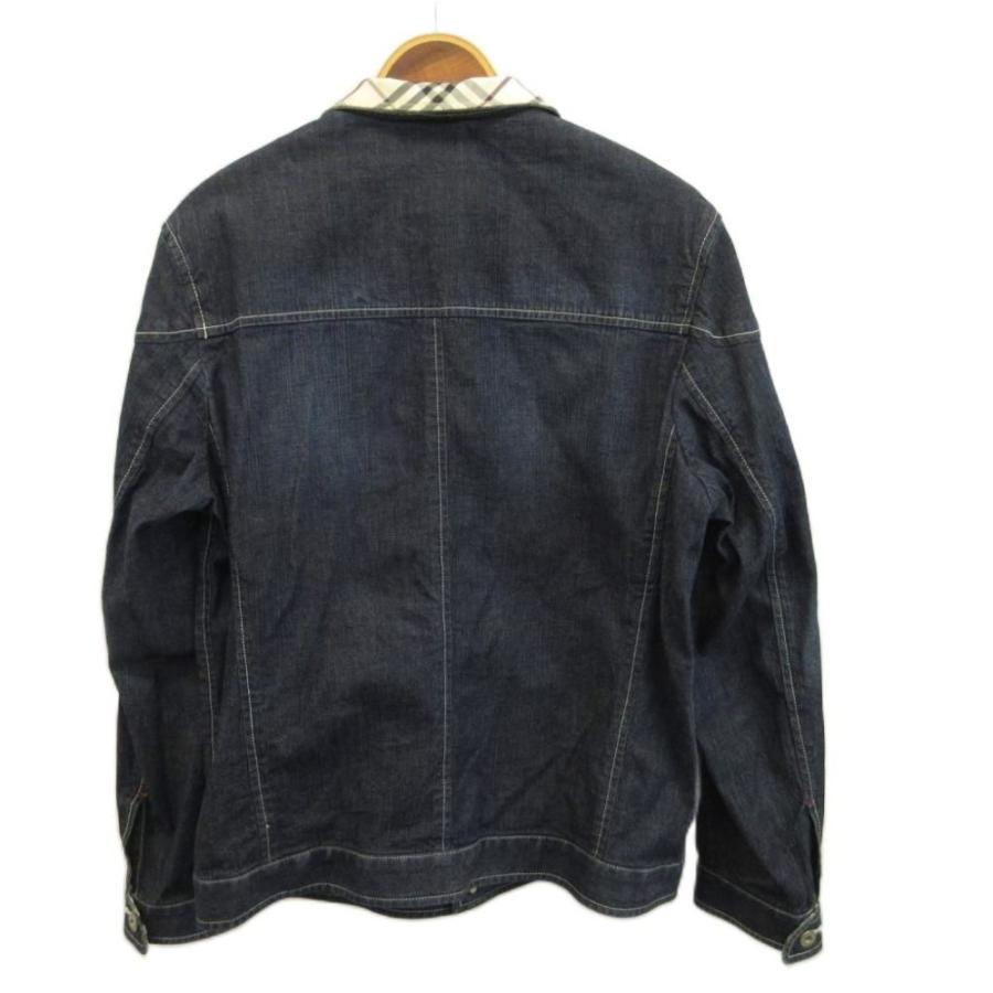 【つかちん】バーバリーブラックレーベル　デニム　ライダースジャケット　ノバ BURBERRY BLACK LABEL（バーバリーブラックレーベル） デニム