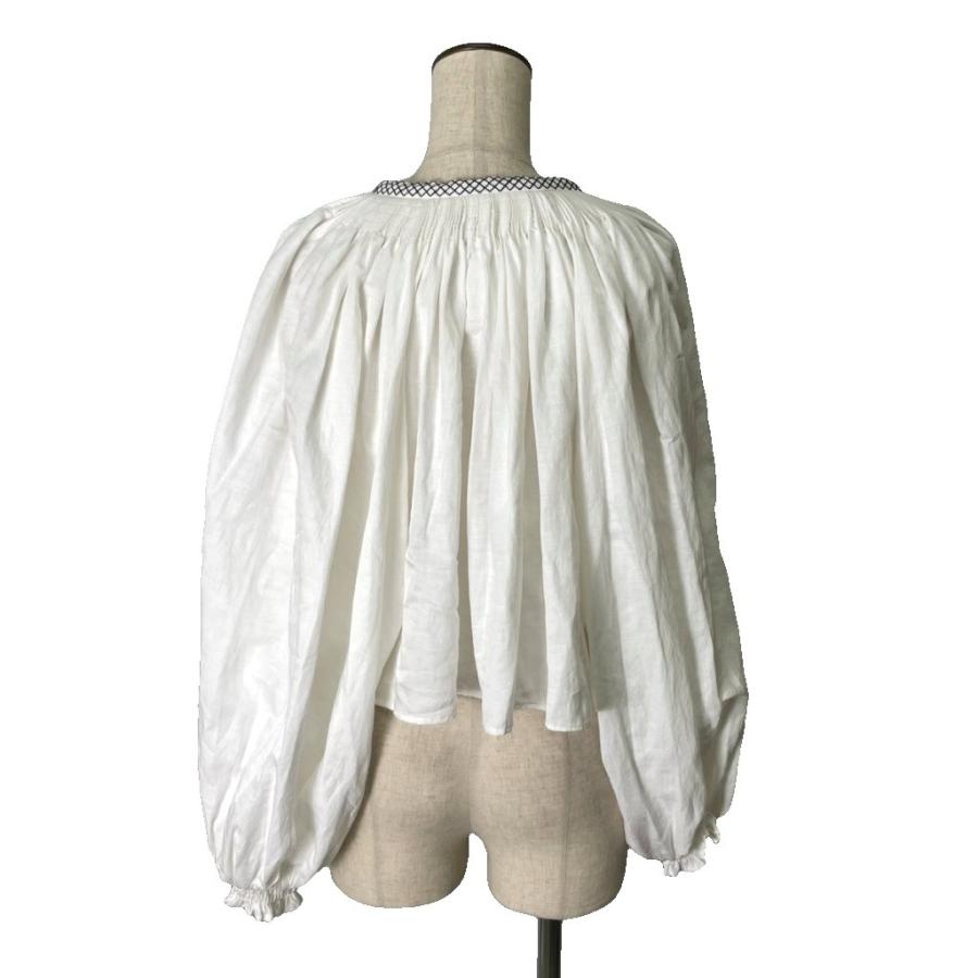 アメリヴィンテージ Ameri VINTAGE HAND PIN TUCK SMOCK BLOUSE