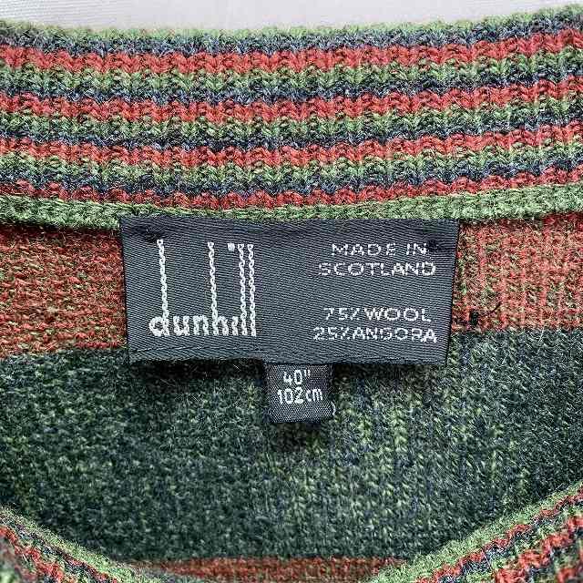 dunhill ダンヒル ニット セーター 長袖 ウール アンゴラ混 dunhill ダンヒル ニット セーター 長袖 ウール アンゴラ混