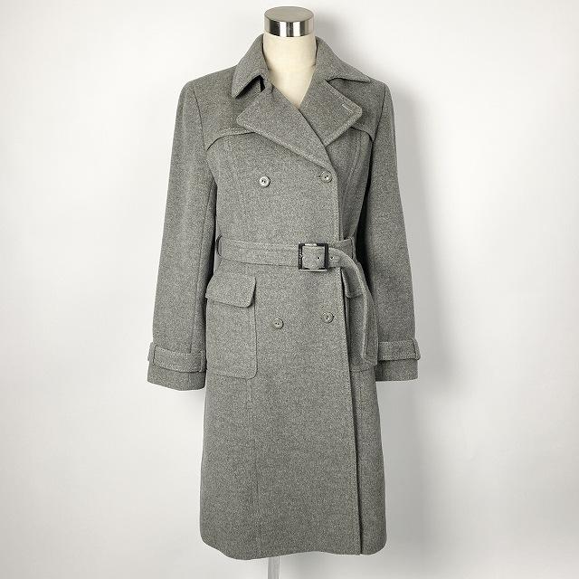 クレージュ courreges ベルベットコート ロングコート 長袖 ベルト 
