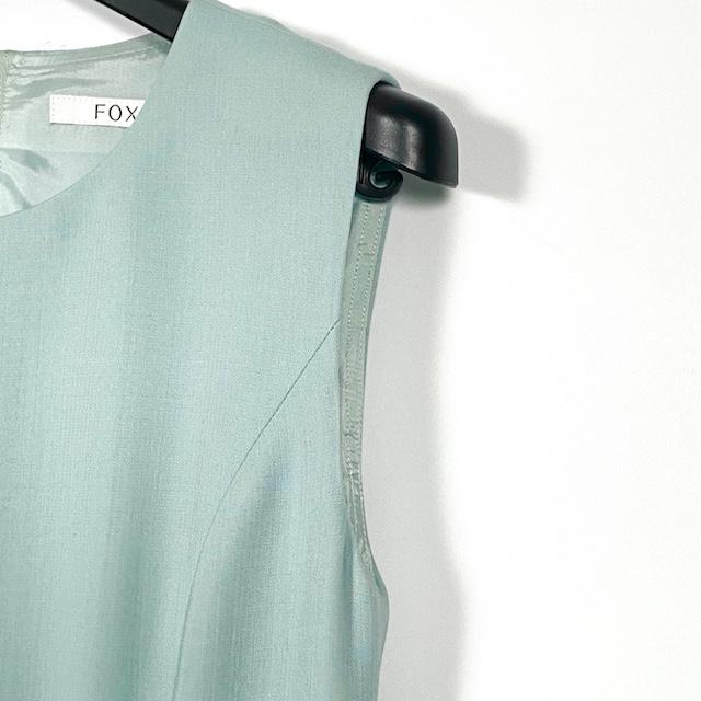 FOXEY フォクシー 36861 TUILE ノースリーブワンピース ドレス ウール  