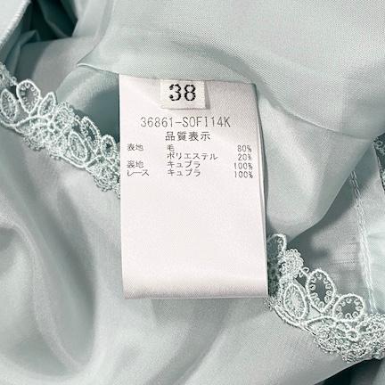 FOXEY フォクシー 36861 TUILE ノースリーブワンピース ドレス ウール  