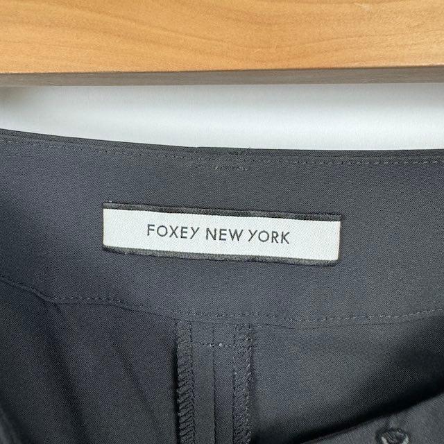 フォクシーニューヨーク FOXEY NEW YORK ハーフパンツ ボトムス 無地 ブラック 黒 38 レディース｜vectorpremium｜03