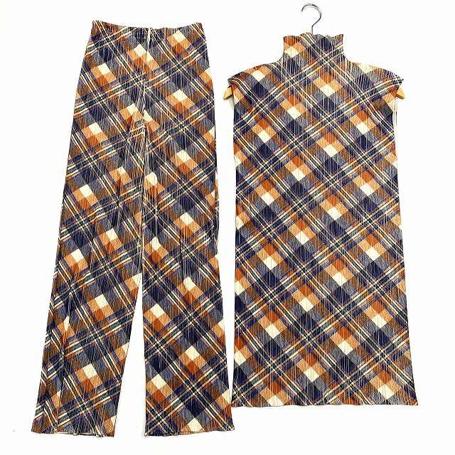 プリーツプリーズ PLEATS PLEASE プリーツセットアップ パンツ  