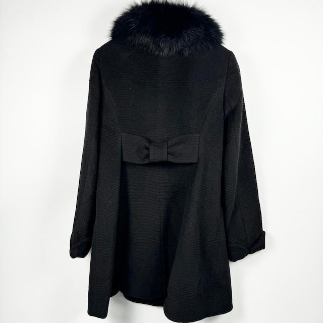 レッセパッセ LAISSE PASSE ノーカラーコート フォックスファー レッセパッセ LAISSE PASSE ノーカラーコート フォックスファー