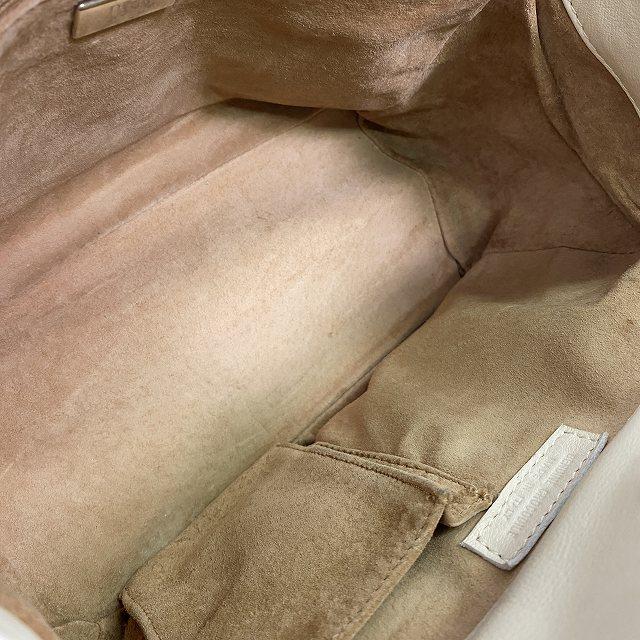 Diletto 2way マットクロコダイル ハンドバッグ センター取り 肩掛け