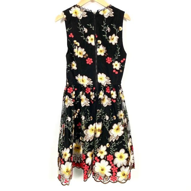 アリスオリビア alice + olivia ノースリーブワンピース レース 花柄 