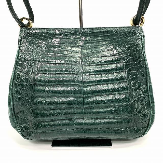 クーニギン Konigin リアルクロコダイル カイマン 切替 ショルダー