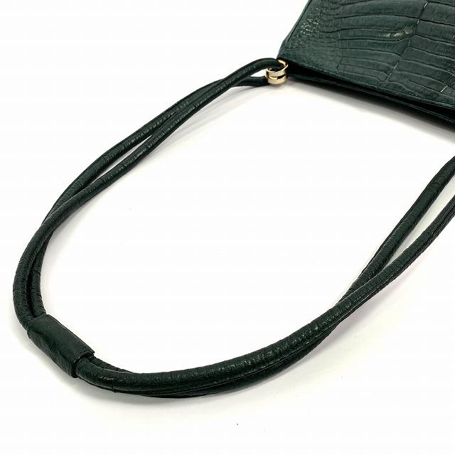 クーニギン Konigin リアルクロコダイル カイマン 切替 ショルダー