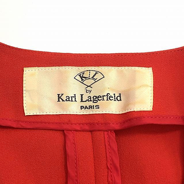 カールラガーフェルド KARL LAGERFELD セットアップ ノーカラー  