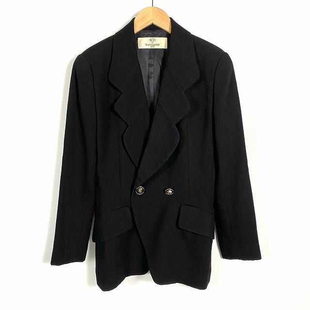 カールラガーフェルド❤️新品❤️ツィードジャケット黒【セットアップ