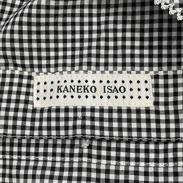 カネコイサオ KANEKO ISAO セットアップ ブラウス スカート ギンガム