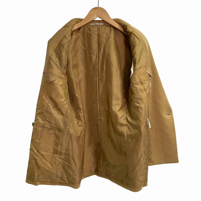 アクアスキュータム AQUASCUTUM ダブルジャケット カシミヤ混 金 アクアスキュータム AQUASCUTUM ダブルジャケット カシミヤ混 金