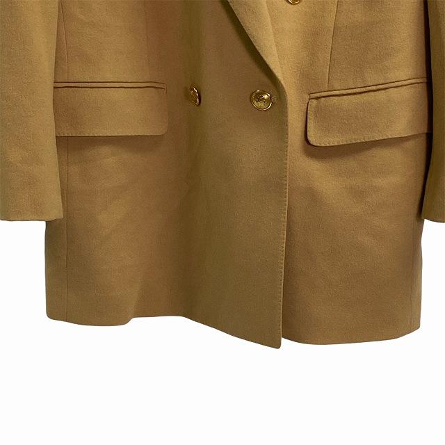 アクアスキュータム AQUASCUTUM ダブルジャケット カシミヤ混 金 アクアスキュータム AQUASCUTUM ダブルジャケット カシミヤ混 金