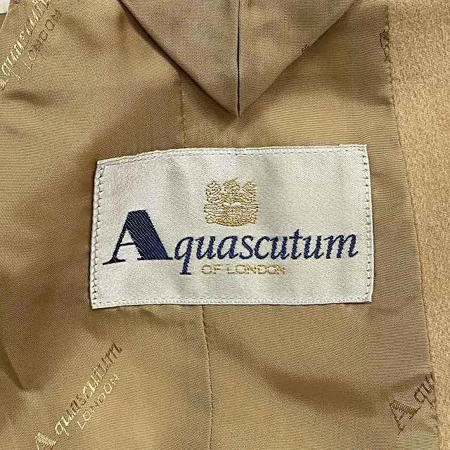 アクアスキュータム AQUASCUTUM ダブルジャケット カシミヤ混 金 アクアスキュータム AQUASCUTUM ダブルジャケット カシミヤ混 金