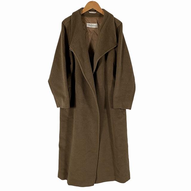 マックスマーラ MAX MARA ロングコート アウター カシミヤ混 ウール 
