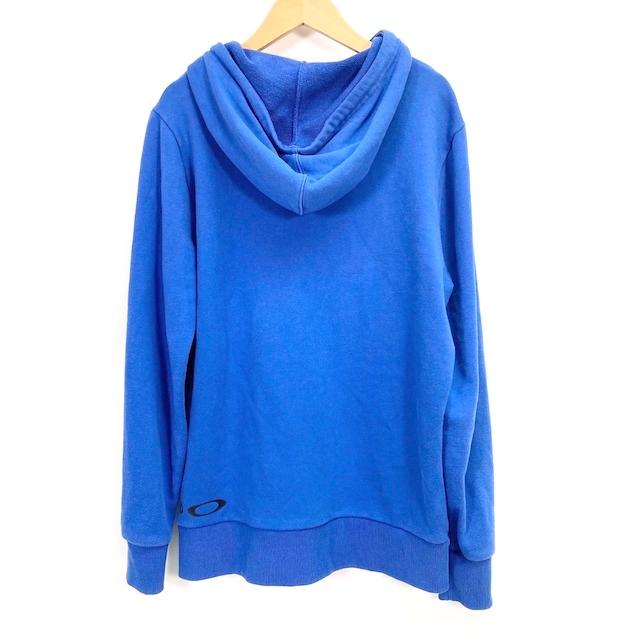 オークリー ジップアップ パーカー 裏起毛◇ブルー Mサイズ オークリー