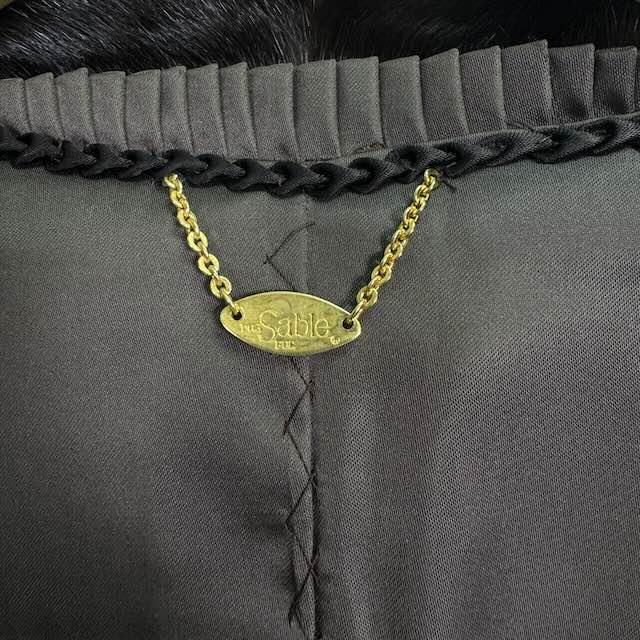 MG Sable エムジーセーブル ミンク 毛皮 コート リアルファー ブラウン