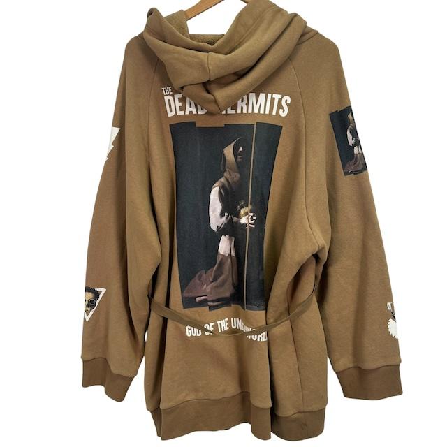 アンダーカバー UNDERCOVER 19SS テープ付きBIGジップパーカー 