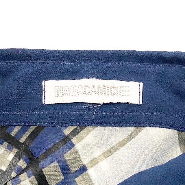 ナラカミーチェ NARA CAMICIE 長袖シャツ ブラウス チェック柄 