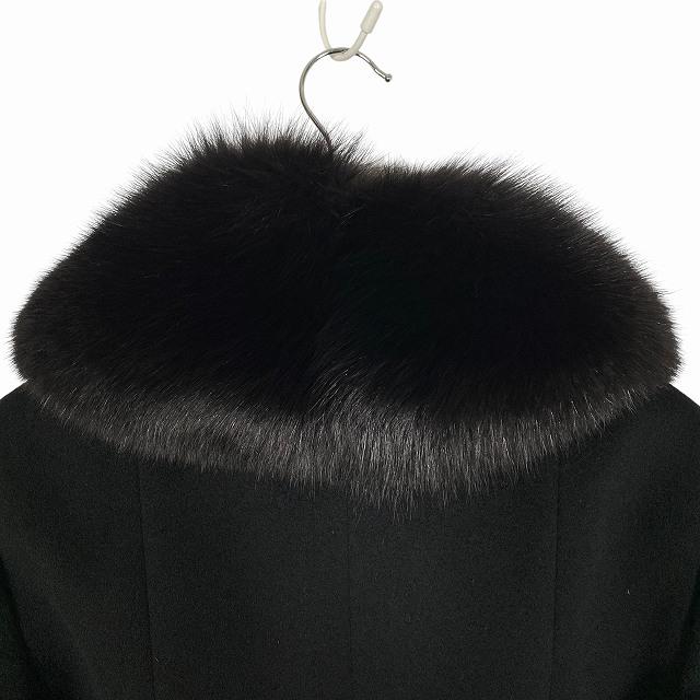 美品★MaxMara★贅沢リアルファー100%★ロングコート★ブラック 楽天市場】Max Mara マックスマーラ テディベア アウター コート