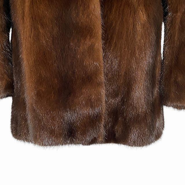 ランブルトン Rambulton ミンク コート 毛皮 リアルファー ダーク