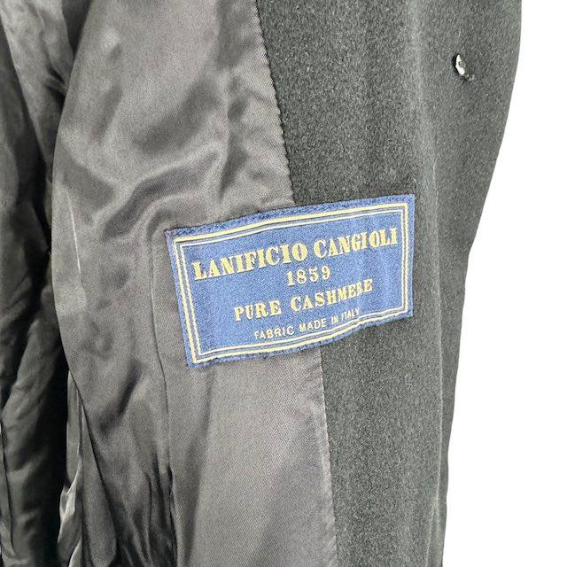 LANIFICIO CANGIOLI 1859 カシミヤ100% ロングコート アウター 無地 