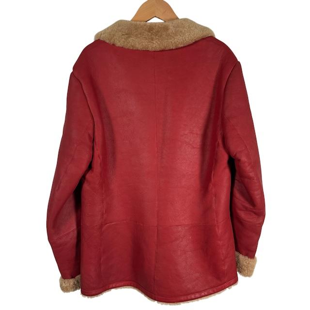 Max Mara マックスマーラ MAX MARA 白タグ リアルムートンコート 羊革 
