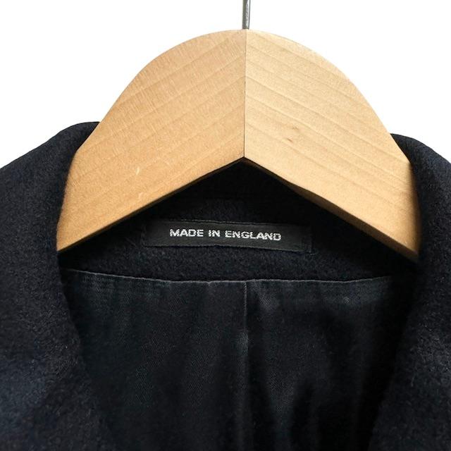 John harding カシミヤ100% ロングコート アウター 無地 ネイビー 紺