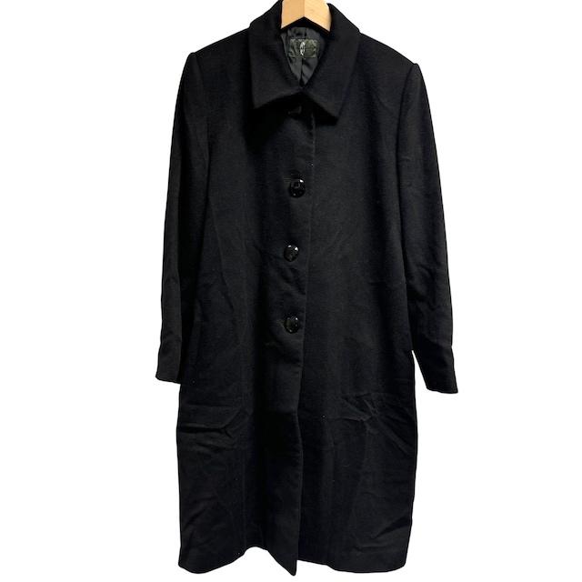 美品 Burberry カシミヤ ロングコート ブラック 9AR E459C589-9476-470D-84DB-