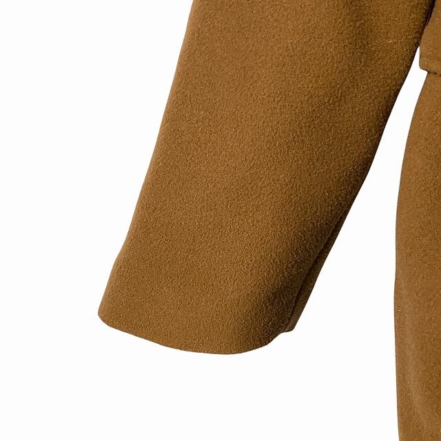 アクアスキュータム AQUASCUTUM ノーカラーコート ロングコート ベルト