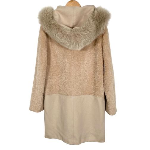 MaxMara アルパカ　フーディーコート マックスマーラステュディオ Max Mara Studio アルパカフーデット