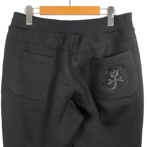 【中古】カステルバジャック CASTELBAJAC セットアップ ダウンジャケット パンツ ロゴ ボア ブラック カーキ 48 L相当 メンズ カステルバジャック CASTELBAJAC セットアップ ダウンジャケット