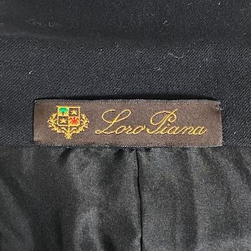 ロロピアーナ Loro Piana スキッパーワンピース 長袖 ウール 黒