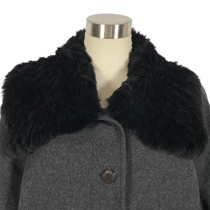 レリアン Leilian TRABALDO TOGNA 2WAY ロングコート ラビットファー