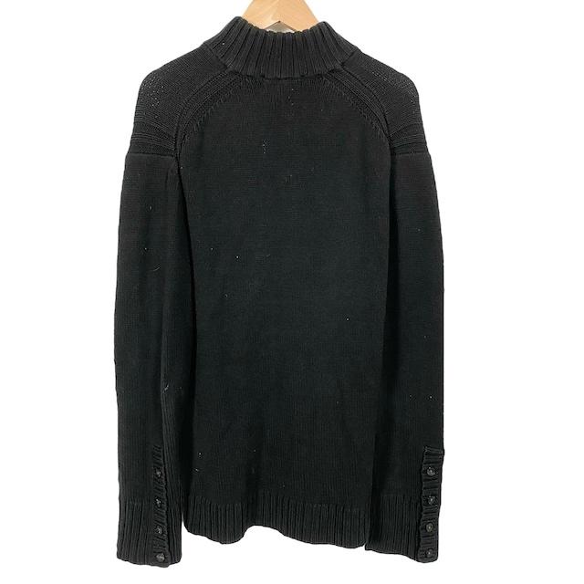 BURBERRY BLACK LABEL（バーバリーブラックレーベル） 長袖ニット ロゴ