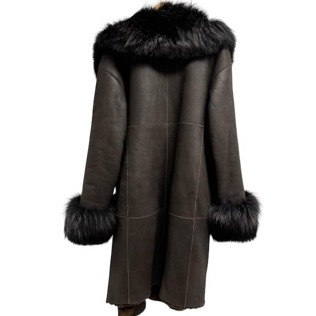 良品　SONIA RYKIEL ソニアリキエル　ダウンコート　ラビットファー ソニアバイソニア・リキエルレディースダウンコートラビットファー付き