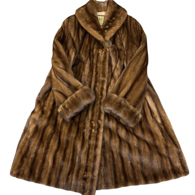 FENDI（フェンディ） デミバフミンク MINK 毛皮 リアルファー ロング