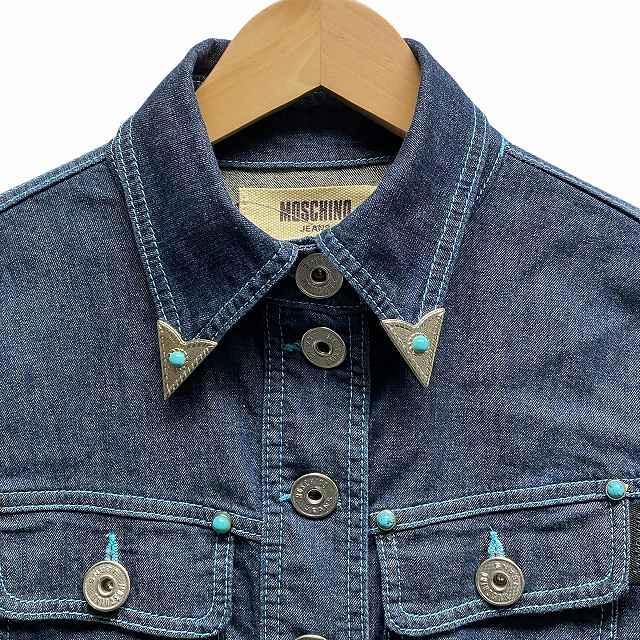 モスキーノジーンズ MOSCHINO JEANS デニムジャケット 長袖 ロゴ