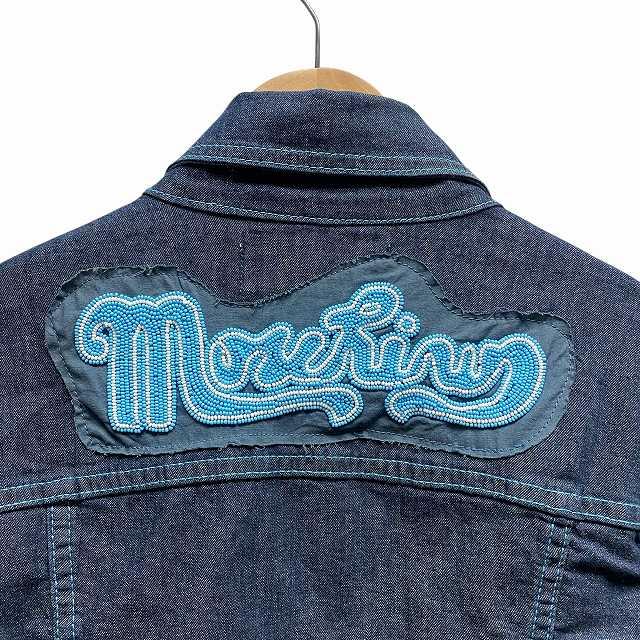 モスキーノジーンズ MOSCHINO JEANS デニムジャケット 長袖 ロゴ 