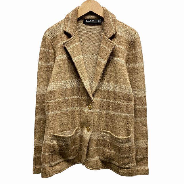 ローレンラルフローレン LAUREN RALPH ジャケット チェック柄 カシミヤ