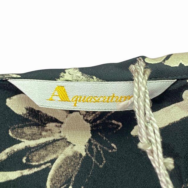 アクアスキュータム AQUASCUTUM タグ付き シルク100